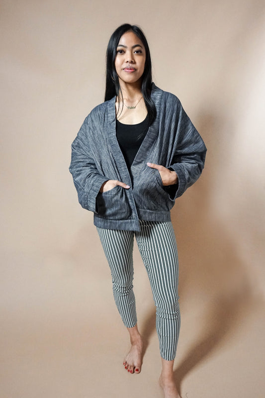 Kimono Bomber | Concrete Grey
