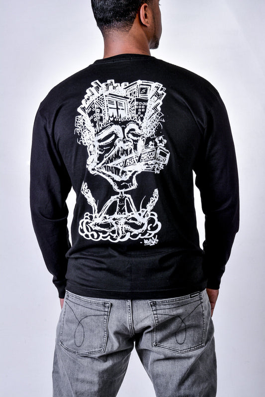 Train Of Thought Long Sleeve | Black