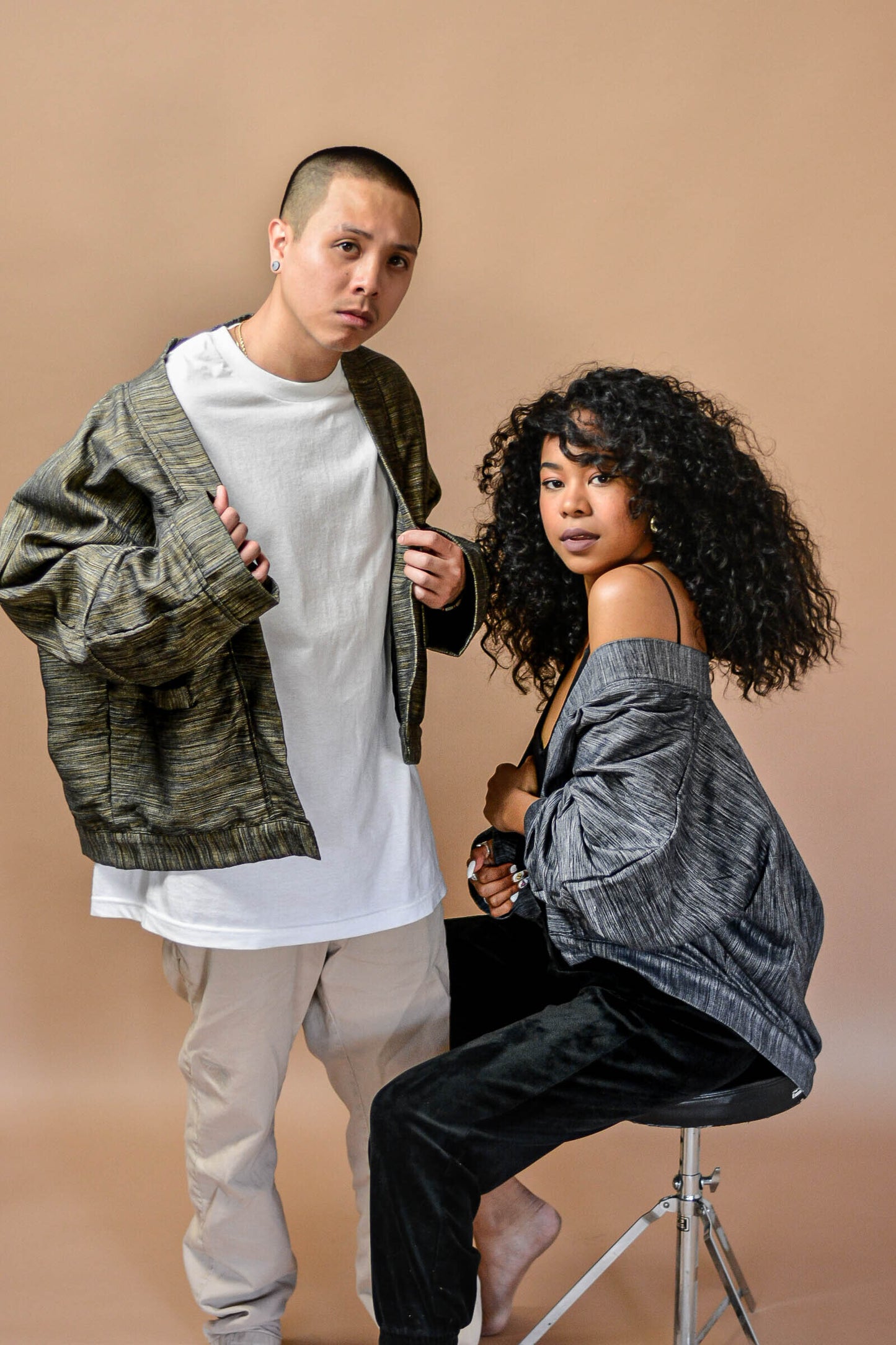 Kimono Bomber | Jungle Green