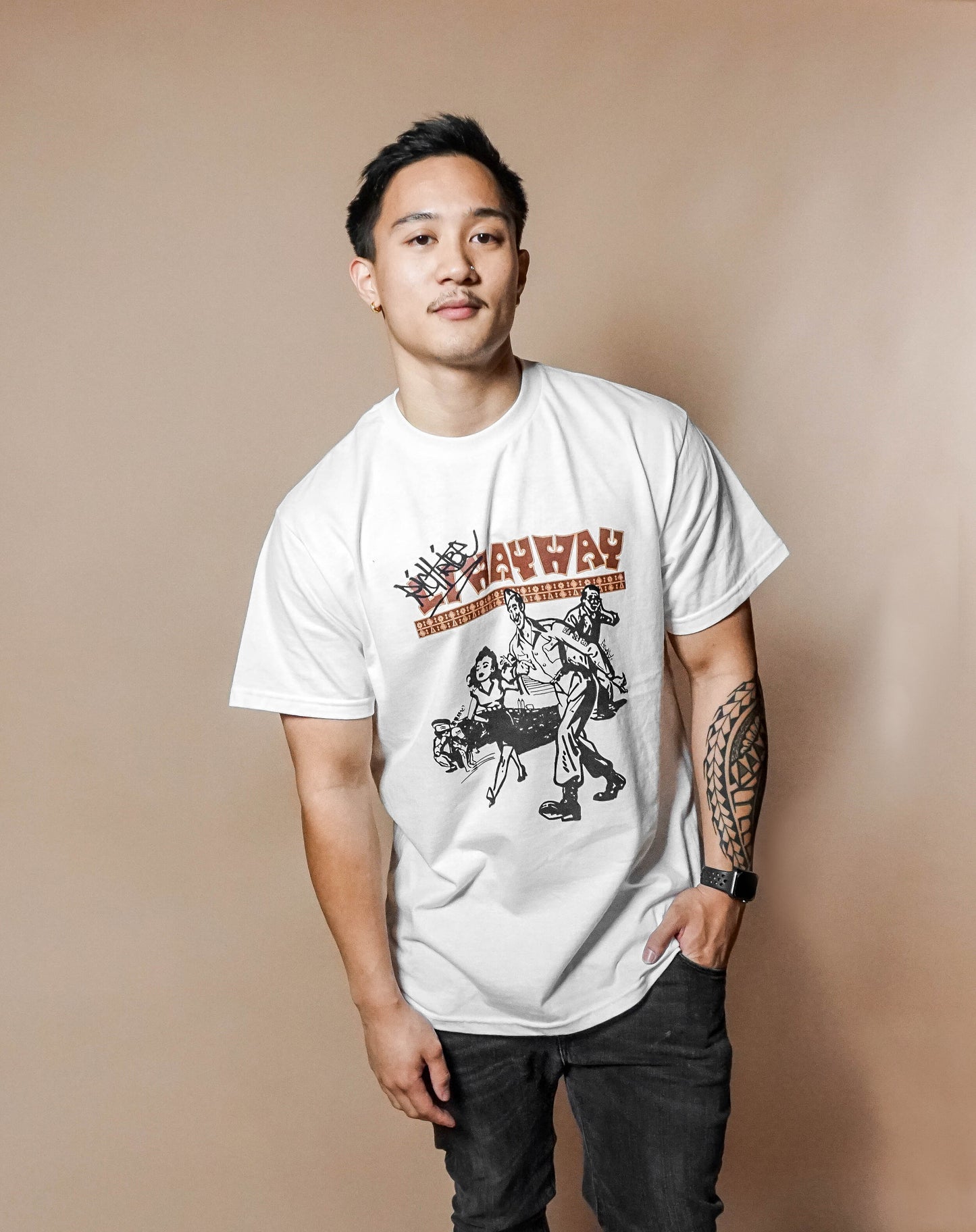 “Bahala Ka” Short Sleeve | White