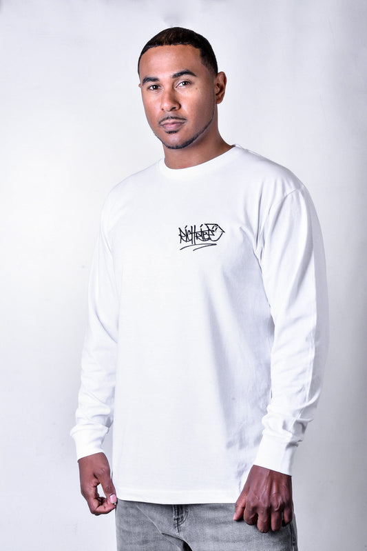 Train Of Thought Long Sleeve | White