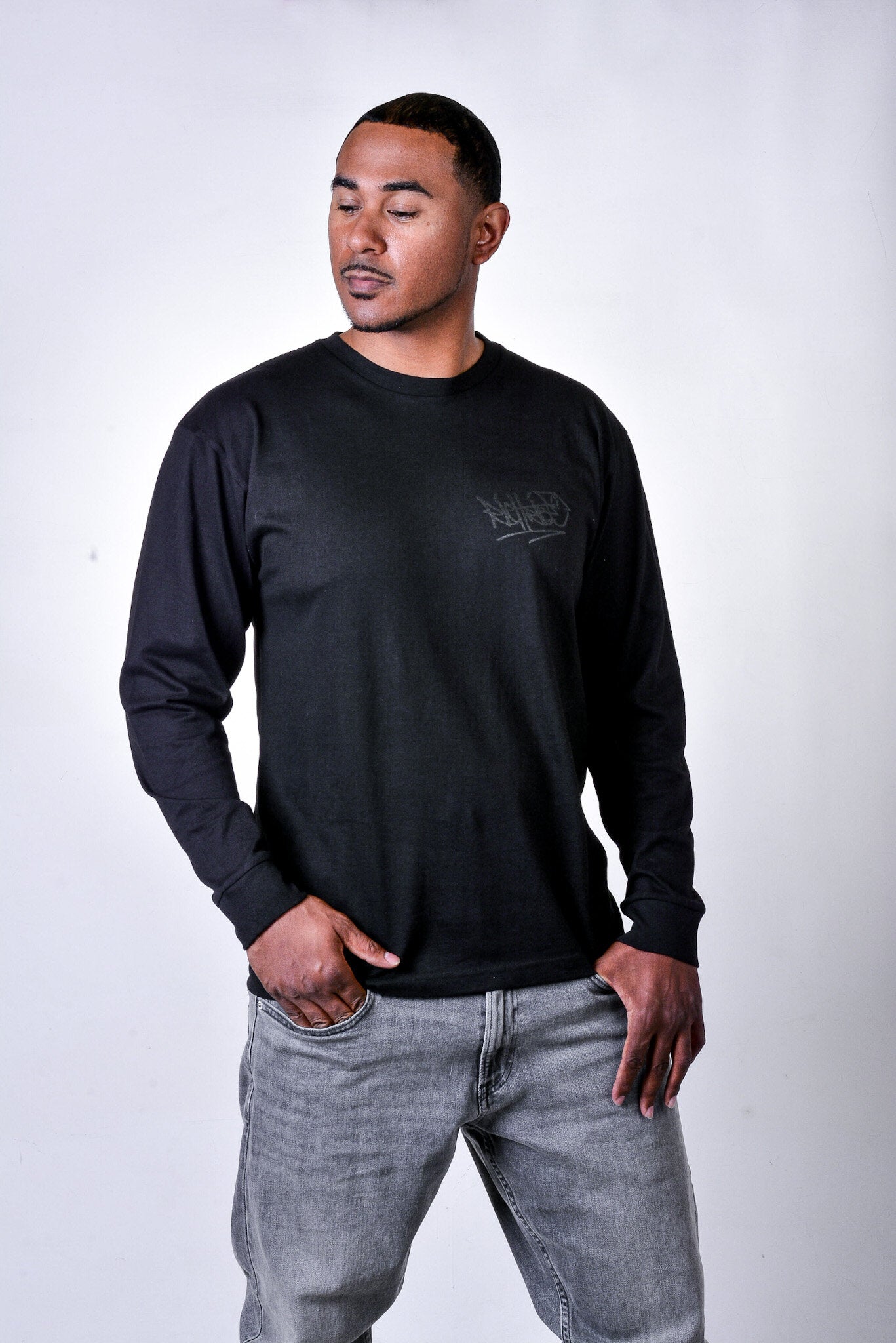 Train Of Thought Long Sleeve | Black