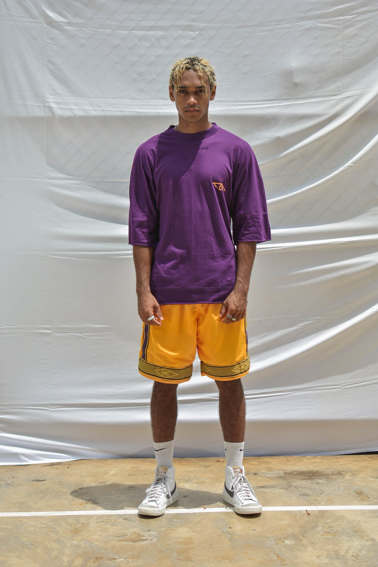 Dub Hem T-Shirt | Purple