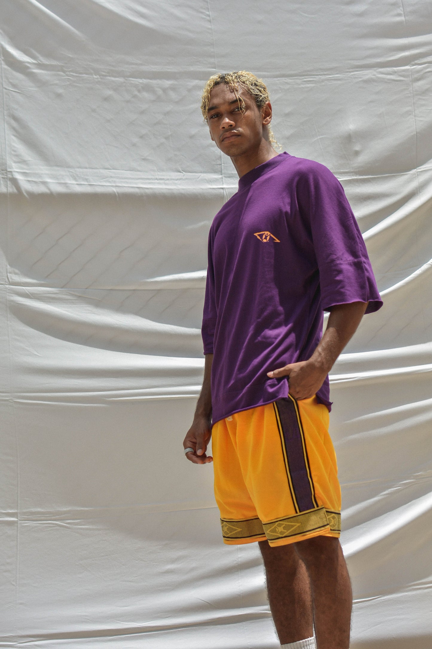 Dub Hem T-Shirt | Purple