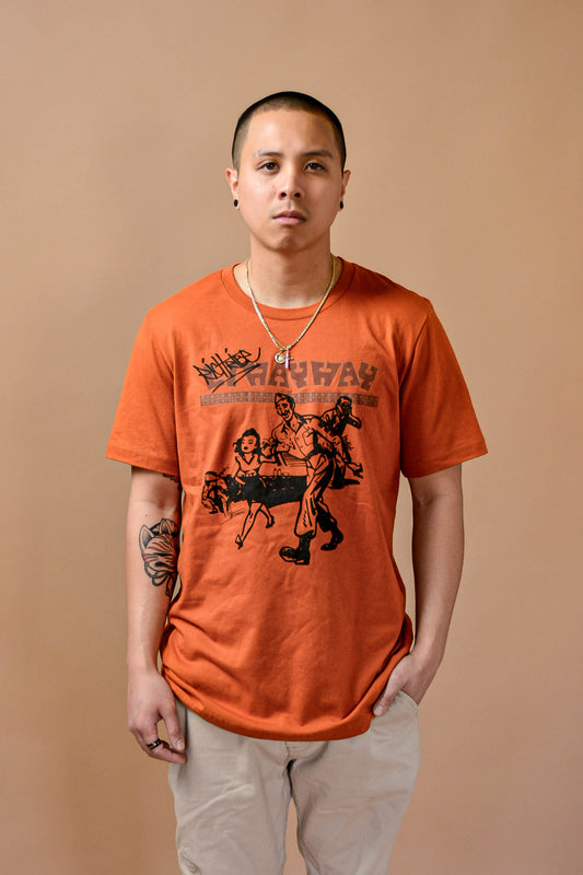 “Bahala Ka” Short Sleeve | Papaya