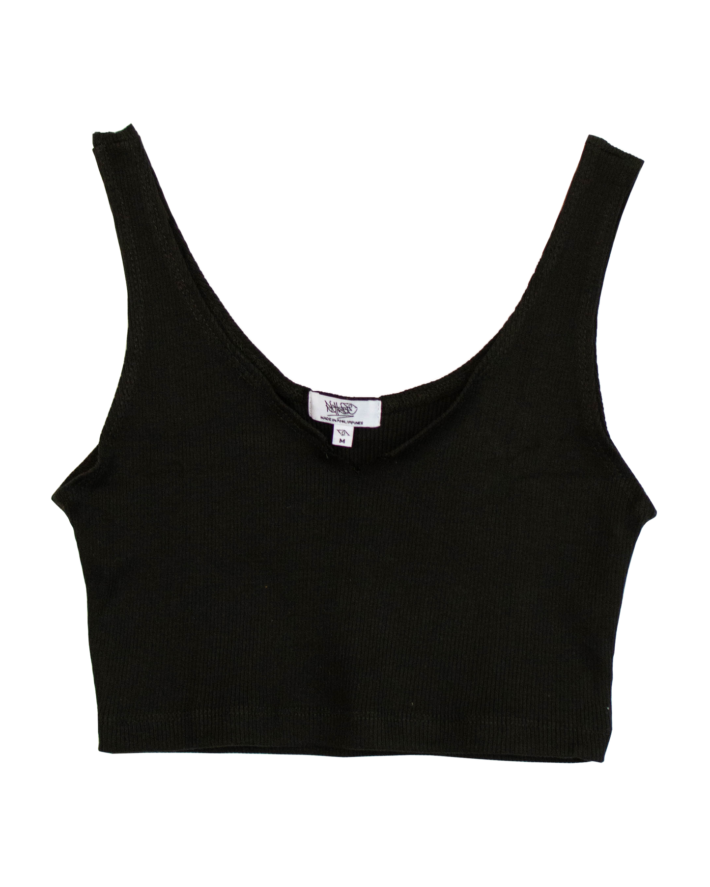 Notched Tank Top | Black