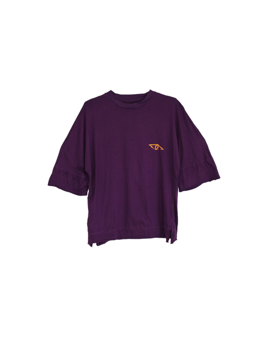 Dub Hem T-Shirt | Purple